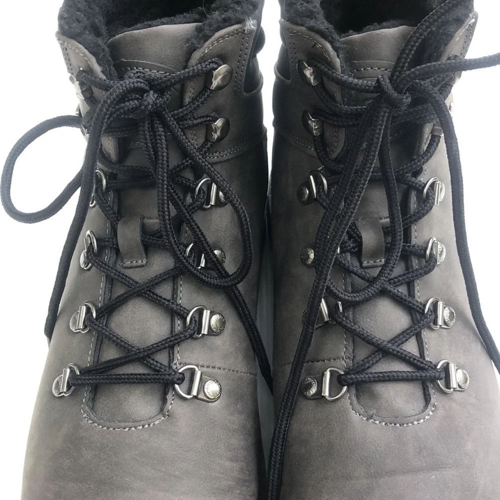 New LUGZ Hi fleece brown boots 11